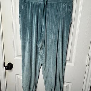 Victoria’s Secret XL On Point Velour Jogger Pants Womens Drawstring